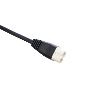 Conduttore di rame senza ossigeno a strati spogliati Standard europeo 2pin Eu Plug Cordone di alimentazione Black Plug per elettrodomestici