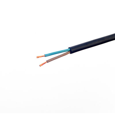Rubber Sheath Copper Conductor 2x0.75 Mm2 VDE Standard Cordset 2x1 H05rn-f Electrical Power Cable for Household Appliance