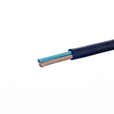 Rubber Sheath Copper Conductor 2x0.75 Mm2 VDE Standard Cordset 2x1 H05rn-f Electrical Power Cable for Household Appliance