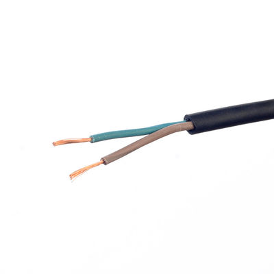 Rubber Sheath Copper Conductor 2x0.75 Mm2 VDE Standard Cordset 2x1 H05rn-f Electrical Power Cable for Household Appliance