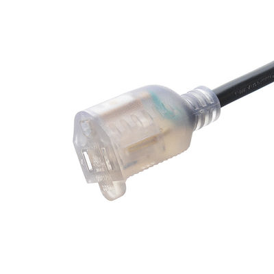 250V 12/3 50 ft impermeabile cavo di estensione pesante con indicatore illuminato End Bared Stranded Cooper Conductor