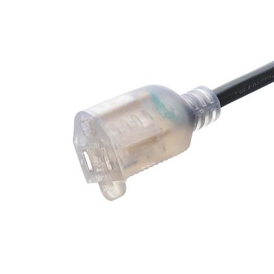 16/3 Indoor Outdoor Waterproof 3 Prong Flexblie SJTW Heavy Duty Electric Custom Extension Cord with and US Plug Standard