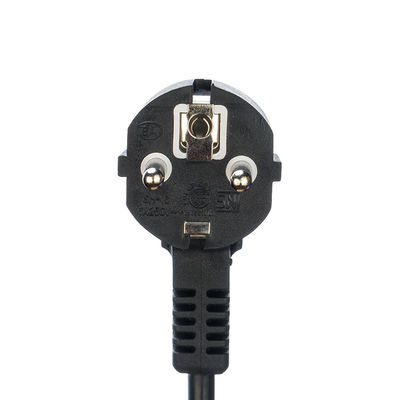 Collegamento elettrico Cavo Kema-keur nero H05vv-f 3 Corde di estensione a punta per cucina da viaggio con soluzione aperta su misura
