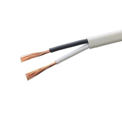 300/300V VDE nominale approvato 2 nuclei 2x16/0.2mm H03VVH2-F Cavo di alimentazione flessibile in rame sottile senza ossigeno per cavo piatto a LED