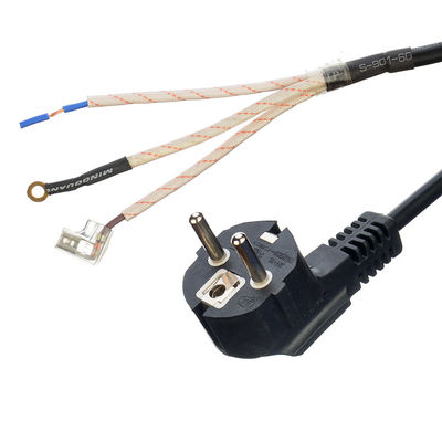 Collegamento elettrico Cavo Kema-keur nero H05vv-f 3 Corde di estensione a punta per cucina da viaggio con soluzione aperta su misura