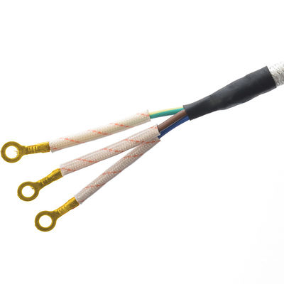 CEE 16A Cavo elettrico di ferro di cotone VDE Nero Bianco Corde di alimentazione Ac Alimentare a vapore Apparecchio domestico H03RT-F 3x42/0.15mm Tipo di estremità maschile