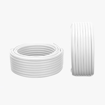 VDE Piatto H05VVH2-F 300/500V Flessibile 2 Core Wire Copper Conductor per elettrodomestici Cavo di alimentazione elettrica in bianco