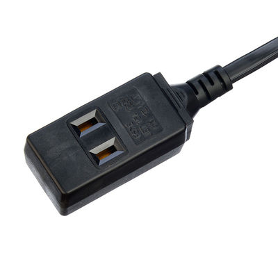 Corde di estensione del cavo di alimentazione 2 pin JET Plug con 3 prese per copertura elettrica 125V Rete N/A presa femminile JET 3 presa via