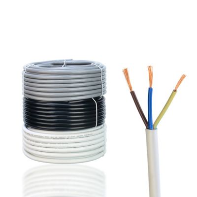 3x0.75 1.0 1.5 mm2 H03vv-f/h05vv-f/h07vv-f SNI/VDE/KC Certificato 3 fasi Multi Core Copper Pvc Power Cable per cablaggio domestico