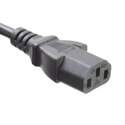 VDE Certified EU Plug Standard Cee7/7 Euro Power Cord 1.5mm Con C13 Adatto per computer durevole