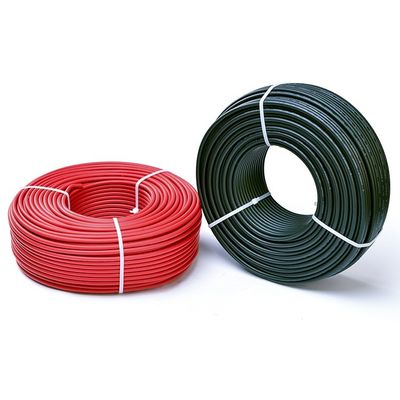 1x4mm2 XLPE Cavo di alimentazione solare a corrente continua privo di alogeni per pannelli fotovoltaici TUV Approvato Classe 5 Flessibile in rame in scatola Lunghezza 100M/1roll