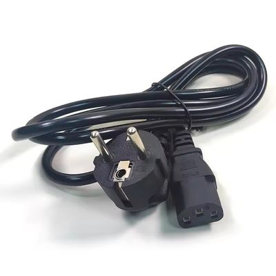 Codice di alimentazione C13 UE Certificato VDE 1.5m 1.8m Materiale Cooper Applicabile a VDE Standard
