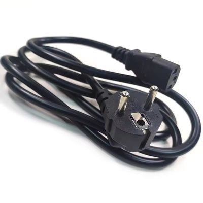 Codice di alimentazione C13 UE Certificato VDE 1.5m 1.8m Materiale Cooper Applicabile a VDE Standard