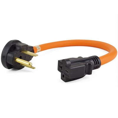 1.5FT Nema 6-50P a 6-15R/6-20R Cordone dell'adattatore di alimentazione del saldatore per 1 presa 50 Amp a 6-20R 20A e US Plug Standard
