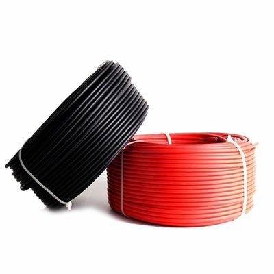 Cable solare PV-1 a conduttore di rame stagnato di 6 mm2 con prova del contenuto di alogeni EN60754-1/EN60754-2 e approvazione TUV