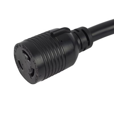 Voltaggio nominale 250V 30Amp Twist Lock 3 Prong Maschio innesco a L6-30R 50Amp 3 Prong femmina generatore di ricevitore RV cavo di alimentazione