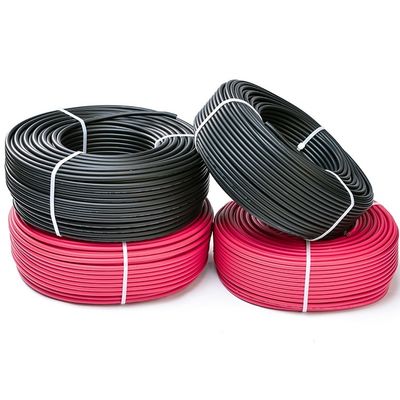 Cable solare PV-1 a conduttore di rame stagnato di 6 mm2 con prova del contenuto di alogeni EN60754-1/EN60754-2 e approvazione TUV