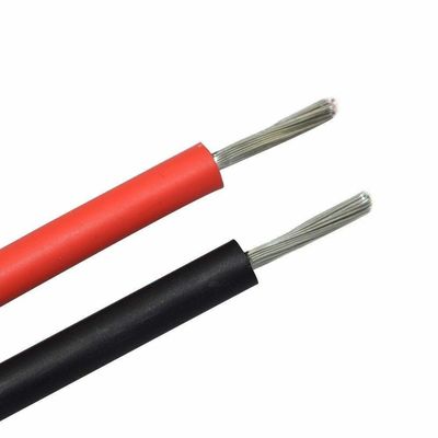 Cable solare PV-1 a conduttore di rame stagnato di 6 mm2 con prova del contenuto di alogeni EN60754-1/EN60754-2 e approvazione TUV