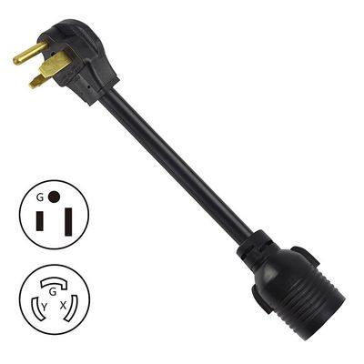 Voltaggio nominale 250V 30Amp Twist Lock 3 Prong Maschio innesco a L6-30R 50Amp 3 Prong femmina generatore di ricevitore RV cavo di alimentazione