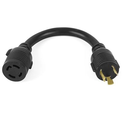 30 Amp Adapter 4 Prong to 3 Prong Lock 10 Gauge Power Welder Adapter Cord ETL elencato NEMA L14-30P Maschio a NEMA L6-30R Femminile