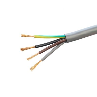 Home Improvement Grigio H05VV-F 4 Core 4X0.75mm2 Cavo di alimentazione elettrica Temperatura da -5C a 70C Flessibile e isolato