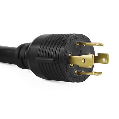 Blu 4 Prong da 50 a 30 Amp NEMA L14-30P Bloccaggio maschio innesco a NEMA 14-50R femmina generatore RV cavo adattatore per camper EV