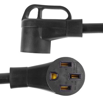 Blu 4 Prong da 50 a 30 Amp NEMA L14-30P Bloccaggio maschio innesco a NEMA 14-50R femmina generatore RV cavo adattatore per camper EV