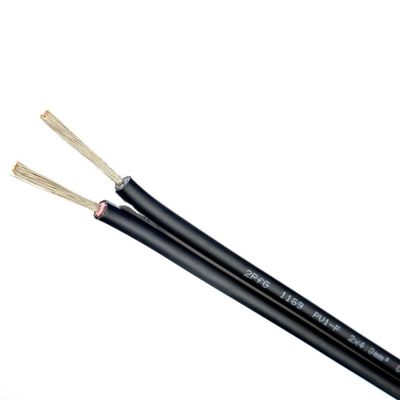 4 mm2 Cable solare DC di isolamento XLPO a singolo o doppio nucleo in rame per sistema fotovoltaico in rosso o nero