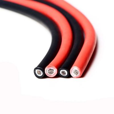 4 mm2 Cable solare DC di isolamento XLPO a singolo o doppio nucleo in rame per sistema fotovoltaico in rosso o nero