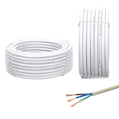 VDE Standard Cavo multicore H03vvh2 f 2x0 75mm2 per giacca in PVC Cavo di controllo dell'isolamento in PVC Testa Cavo piatto morbido flessibile