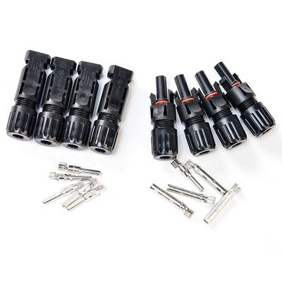 Tuv Heavy Duty Safe Solar Pv Maschio e femmina Dc Power Solar Cable Connector Socket con fusibile per l'uso di cavi di estensione solare DC