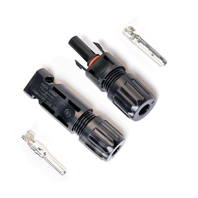 Tuv Heavy Duty Safe Solar Pv Maschio e femmina Dc Power Solar Cable Connector Socket con fusibile per l'uso di cavi di estensione solare DC