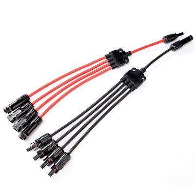 XLPO Isolamento 10awg 6mm da 1 a 4 Y Tipo H1z2z2-k Cavo di estensione del pannello solare 12awg per soluzioni solari sostenibili