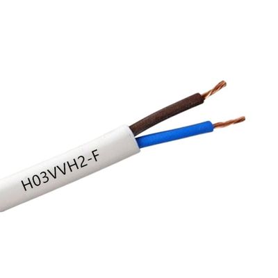 Strumenti elettrici di piccole dimensioni per interni filo isolante in rame PVC con 300/300v H03vvh2 e conduttore Cooper