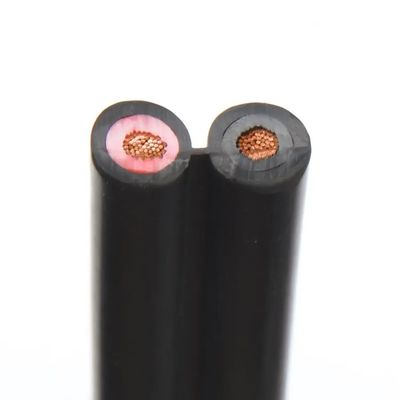 Tuv Certified 6mm 1000v doppio isolante rosso due core 6mm2 Twincore Pv Cable per l'uso dell'energia PVC Cable di controllo di isolamento