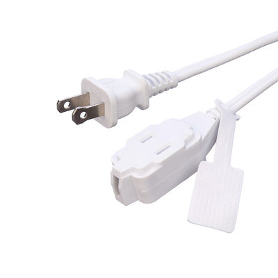 125V cavo di alimentazione del conduttore di rame Nema 1-15p a Nema 5-15r Estensione per elettrodomestici e computer