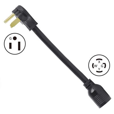 Corde di estensione IP livello IP22 US Certificato Nema 6-50p a Nema 10-50r L14-30r Sgombero 240v 50 Amp 30 Amp Corde di alimentazione per RV