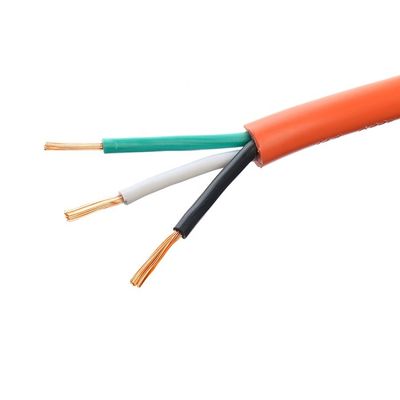 Standard IEC 60227 H05vv f 3x0. 75mm2 PVC avvolto Flessibile filo elettrico Multi Core cavo di rame per metro cavo di alimentazione
