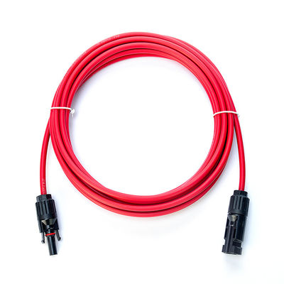 EN60754-1/EN60754-2 Prova del contenuto di alogeni Sistema solare a giacca XLPE da 4 mm e 6 mm con terminali con connettori in rame in scatola PV1-F