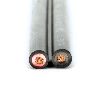 EN60754-1/EN60754-2 Prova del contenuto di alogeni Sistema solare a giacca XLPE da 4 mm e 6 mm con terminali con connettori in rame in scatola PV1-F