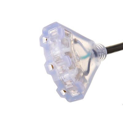 3 presa 12/3 SJTW cavo estensivo esterno con indicatore illuminato ETL US 50 ft Heavy Duty 12 Gauge NEMA5-15P a NEMA 5-15R