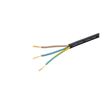 Rubber Insulation Control Cable H05rn f 2x0 75 Power Cables 2 Cores Electrical Wires for Heavy-Duty Electrical Equipment