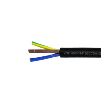 Flessibile gomma giacca filo elettrico per cablaggio casa H05rn f 3g 0.5mm2 1mm2 1.5mm2 in diverse dimensioni