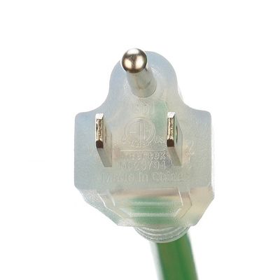 3X8/10/12/14/16AWG Voltaggio nominale 125V NEMA Female Light End ETL Certificato American 3-Core Extension Cord Cablo di alimentazione in rame esterno