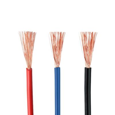 Cable elettrico isolato in PVC a conduzione di rame di lunga durata e prestazioni 0,75 mm2 per 300/500 VDE Stranded H05v k