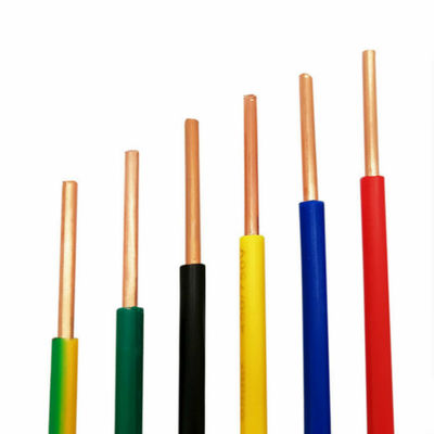 450/750V H07v U 1.5mm2 2.5mm2 filo di rame puro solido con cavo di alimentazione isolato in PVC per alta tensione