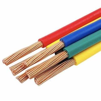 Conductor di rame puro senza ossigeno filo elettrico personalizzato dimensione Ho7v R Pvc Isolato in inglese 1.5m2/2.5mm2/4mm2/6mm2