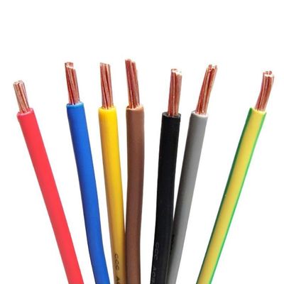 Conductor di rame puro senza ossigeno filo elettrico personalizzato dimensione Ho7v R Pvc Isolato in inglese 1.5m2/2.5mm2/4mm2/6mm2