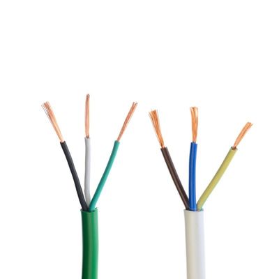 Isolamento Cavo di controllo di isolamento in PVC H05vv f 3g1 0 Cavo di terra di rame nudo stratificato per bassa tensione in edifici