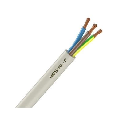 Isolamento Cavo di controllo di isolamento in PVC H05vv f 3g1 0 Cavo di terra di rame nudo stratificato per bassa tensione in edifici